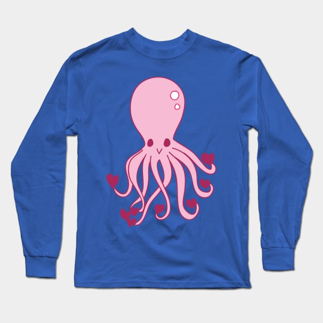 Love Octopus Long Sleeve T-Shirt by saradaboru